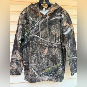 Mossy Oak Camo Hunting Long-sleeved Hoodie, Neck draw string, Kangaroo pocket,XL